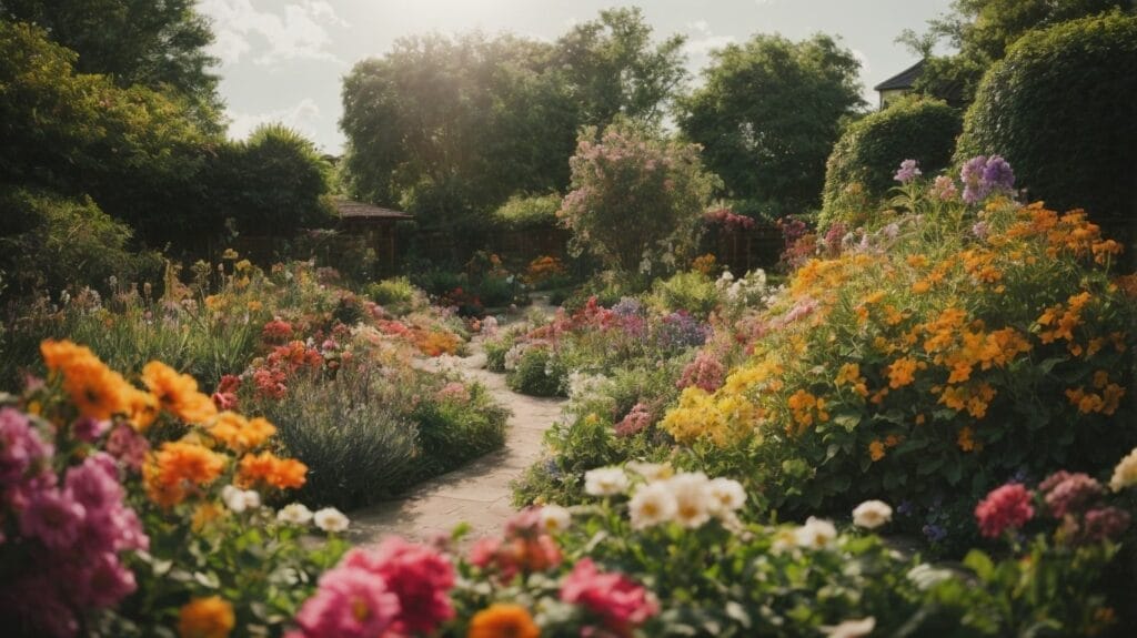 A garden filled with colorful flowers, where you can sow and reap the beauty around you.